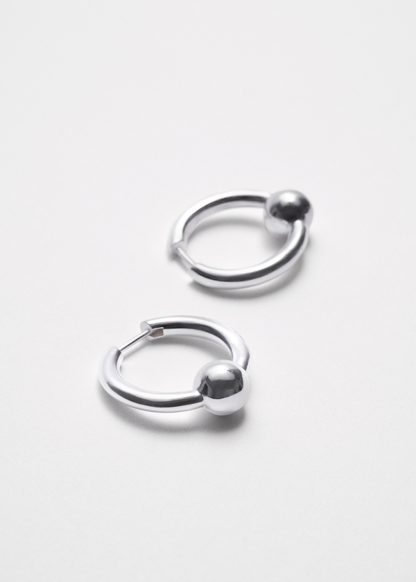 Pearl earrings medium