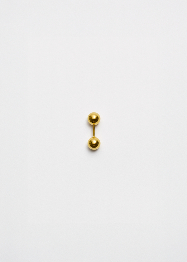 アクセサリー All blues Pearl earring 24k gold vermeil Pearl earring stud