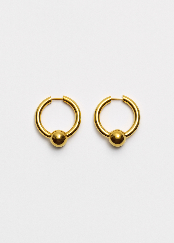 アクセサリー All blues Pearl earring 24k gold vermeil Pearl earrings medium