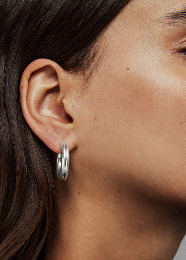 国内発送 ブランド箱付♪ Disc earrings large【All Blues】 All Blues Disc Earrings Polished Silver – Neighbour