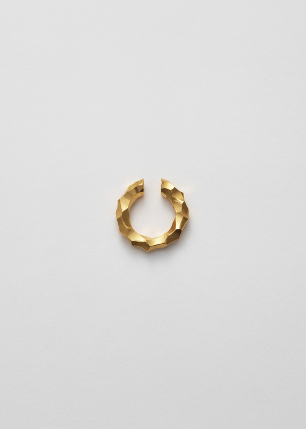 ALL BLUES☆Almost thin Polished gold イヤーカフ Almost ear cuff thin