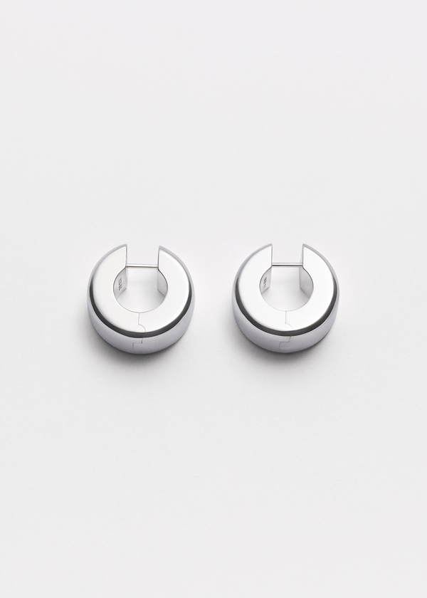 Disc earrings large